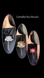 BC8116210 - Camellia Noir Brooch - Fushia - Image 4