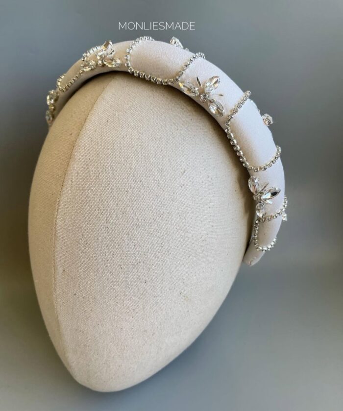 HB10035 - White Headband - Image 2
