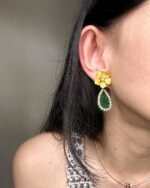 ER10086 - Jade Earrings - Image 2