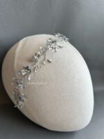 HD100104 - Flowers Headpiece - Silver
