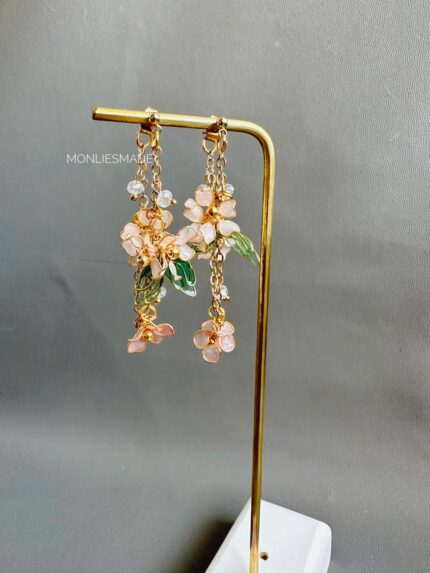 ER10128 - Flowers Gold Earrings