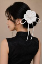 -BC100121 - 2 in 1 Flowers Broch / Haircomb - Image 6
