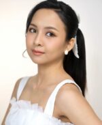 HC100373 - Bow Beads Haircomb - White - Image 5