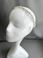 HB10086614 - Pearl Headband 1 Layers Whith Diamond - Image 2