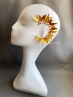 EF106381 - Leaf Earcuff Earrpiece - Gold - Image 3