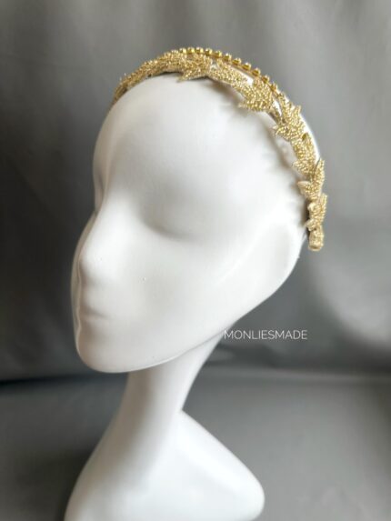 HB10086612 - Gold Headbad Beadding - Gold