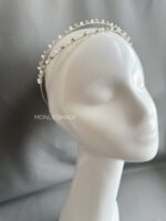 HB10086617 - Diamond Headband 2 Layes - Silver - Image 2