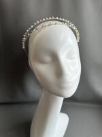 HB10086617 - Diamond Headband 2 Layes - Silver - Image 3