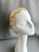 HB10086612 - Gold Headbad Beadding - Gold - Image 2