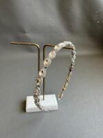 HB1006558 - Diamond Headband - Silver - Image 2