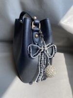 10066521 - 2 in 1 Bag Charm Keychain Brooch Bow - Image 2