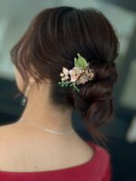HC1007211 - Flowers Haircomb - Nude - Image 2