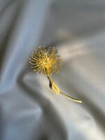 BC1005528 - Dandelion Flowers Brooch -Gold