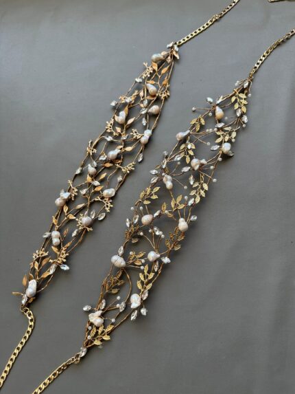 1007261 - Bronze Belt with baroque pearl