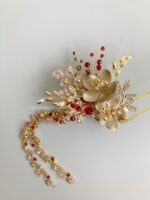 HP1006118 Flowers Hairpins - Gold - Image 3