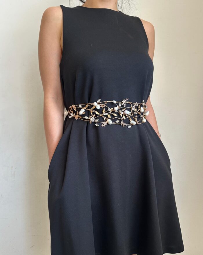 1007261 - Bronze Belt with baroque pearl - Image 3