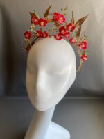 HB1006351 -Flowers Headband - Gold - Image 3