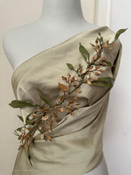 BC1007262 - Leaf Handmade Dress Brooch