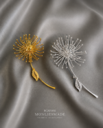 BC1005528 - Dandelion Flowers Brooch