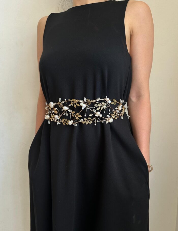 1007261 - Bronze Belt with baroque pearl - Image 2