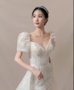 HD103752 - Diamond Crown Wedding Bride - Image 2
