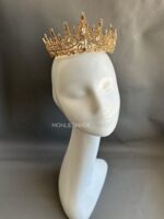 HD102811 - Gold Crown Wedding Bride - Image 3