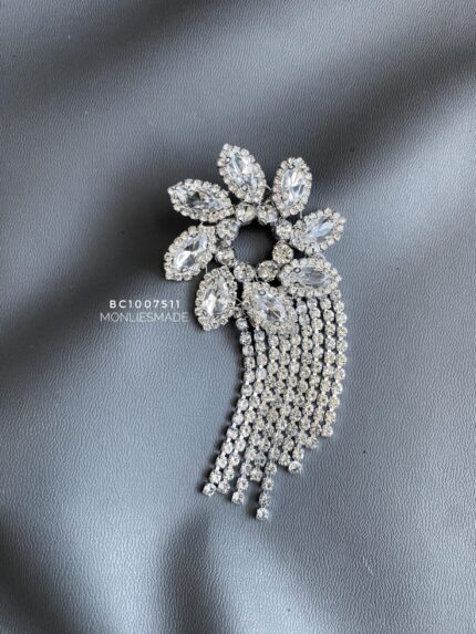 BC1007511 - Diamond Brooch - Silver