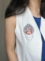 BC1007512 - Flowers Brooch With Diamond - Image 3