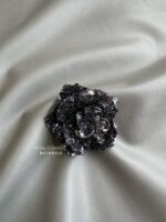 BC100512 - Flowers Beading Brooch - Black