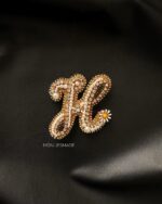 BC1007152 - Handmade Brooch Custom Initial - Image 7
