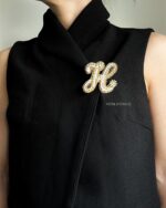 BC1007152 - Handmade Brooch Custom Initial - Image 8