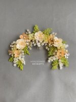 HC102711 - Flowers Nude Haircomb With Crystal