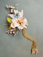 HC1009751 - Flowers Haircomb Hairpins Sangjit - Image 2