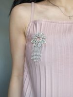 BC1007511 - Diamond Brooch - Silver - Image 3