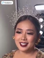 Diamond Headband / Headpiece - Gold - Image 3