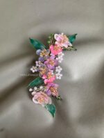 HC1005192 - Flowers Haircomb - Purple - Image 2