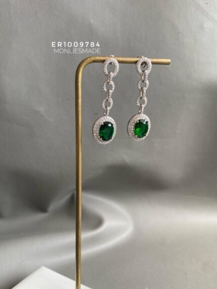 ER1009784 - Jade Diamond Earrings