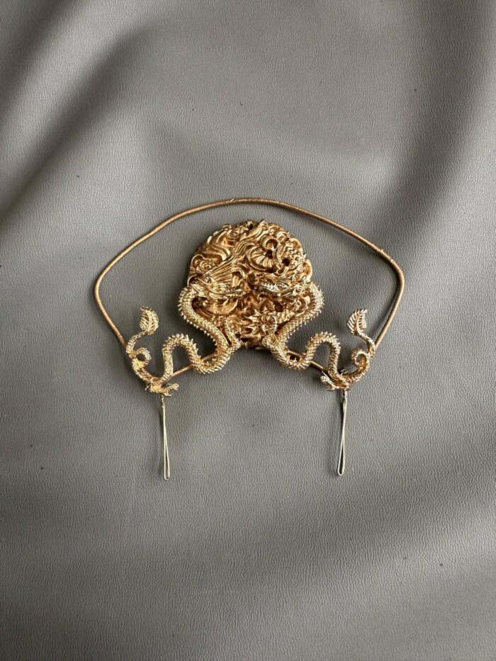 HC1008213 - Jade Haircomb - Gold - Image 1
