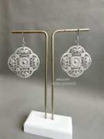ER2001171 - Glamorous Edge Earrings - Silver
