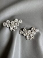 1008126 - Diamond Shoe Clips - Silver - Image 2