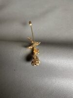 BC20019 - Rose Lapel Pin Tuspin Brooch - Gold - Image 4
