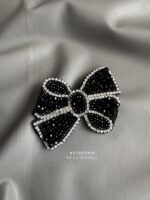 BC1005919 - Bow Diamond Black List Silver