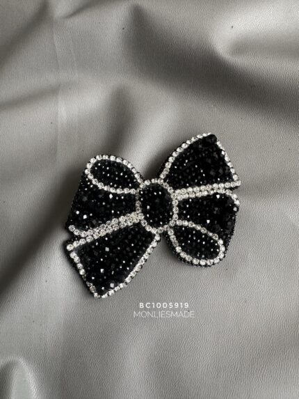 BC1005919 - Bow Diamond Black List Silver