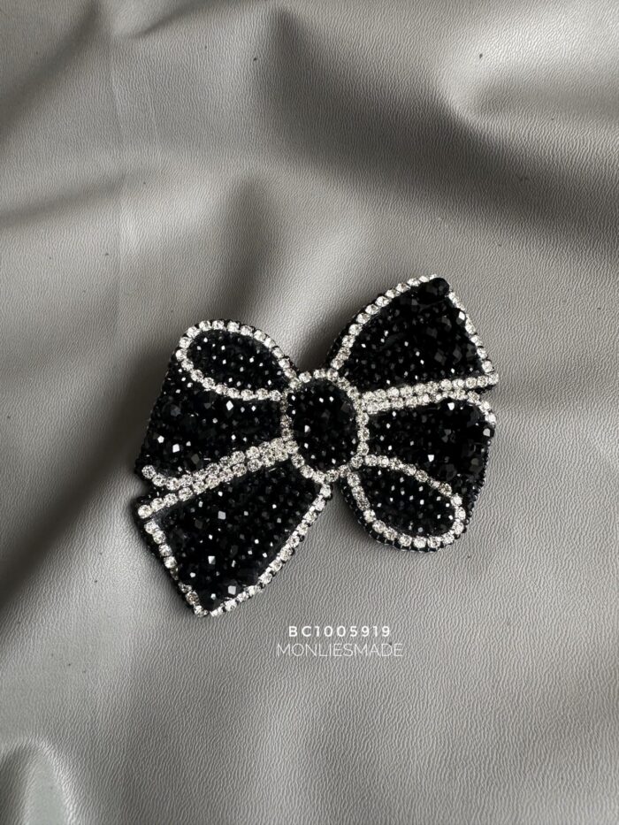 BC1005919 - Bow Diamond Black List Silver - Image 1