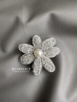 BC1005917 - Flower Brooch - Silver