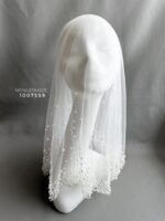 1007559 - White Veil with Pearl