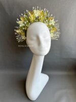 HD106622 - Flowers Headpiece Headband - Green - Image 3