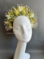 HD106622 - Flowers Headpiece Headband - Green - Image 2