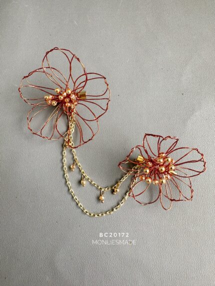 BC20172 - Flowers Rose Gold Brooch