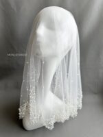 1007559 - White Veil with Pearl - Image 2
